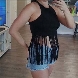 Fringed top